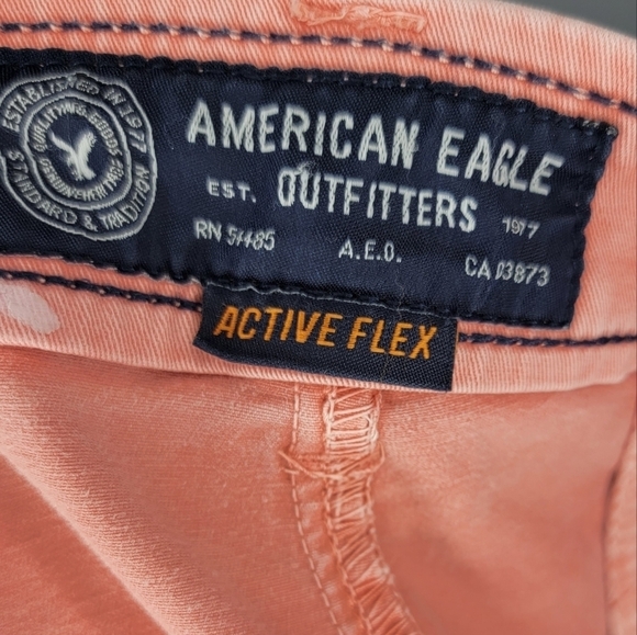 American Eagle | Classic Active Flex Salmon Coloured Shorts size 38 - Picture 8 of 10